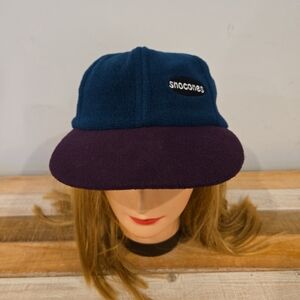 Fleece Two Tone Embroidered Ski Snapback cap